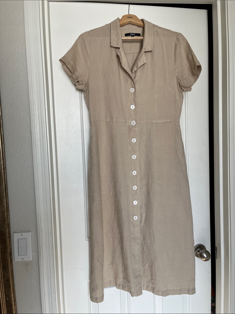 Quince Linen Midi Dress